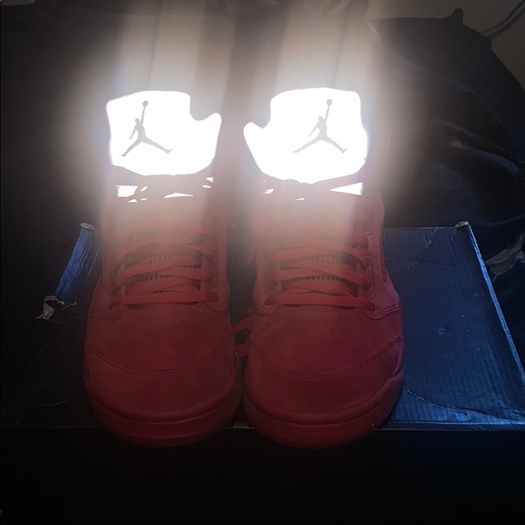 Retro 5 suede condition 9/10 - Picture 3 of 5